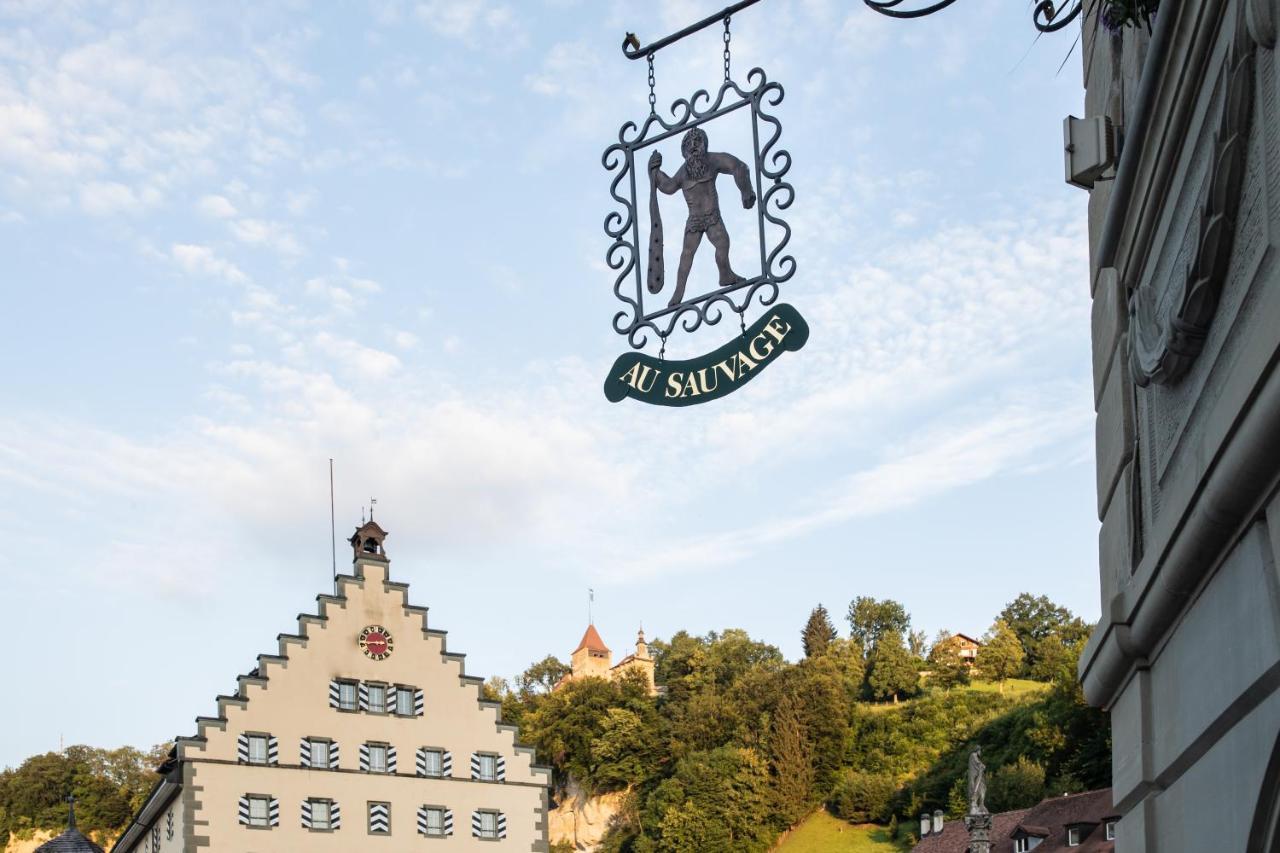 Hotel Restaurant Au Sauvage Фрібур Екстер'єр фото